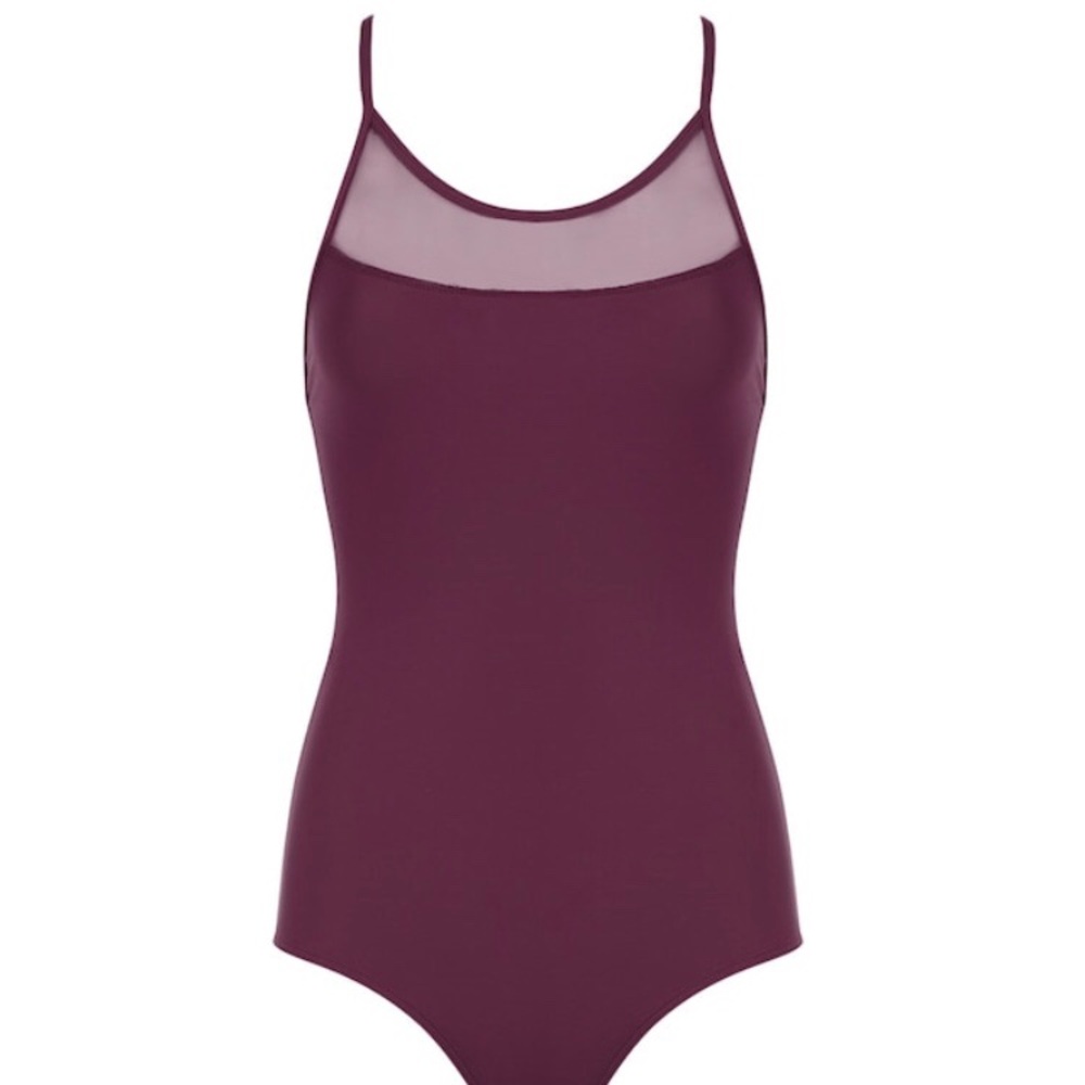 Eleve Emma Dance Leotard, Navy Blue, Adult Small - Picture 4 of 8